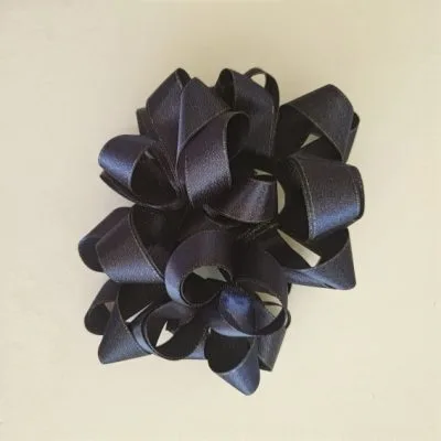 Navy Sparkle Scrunchie