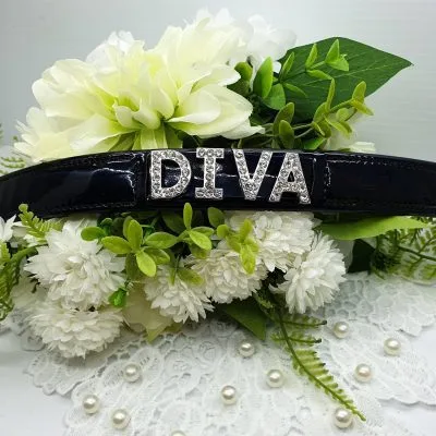 Faux Name Band with Crystal Letters