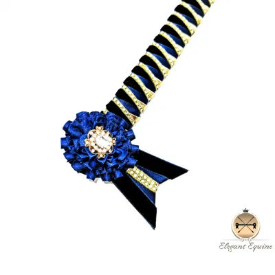Navy and Gold Sharks Teeth Broband