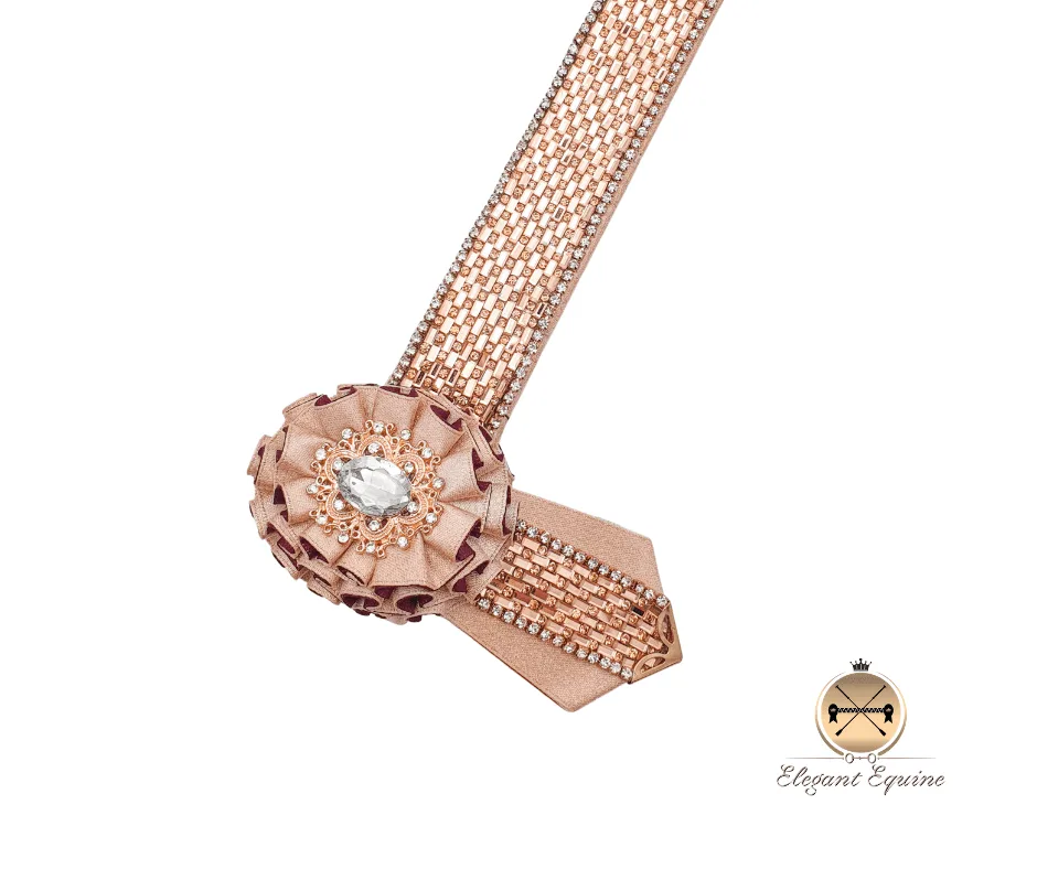 The Glitz - Rose Gold crystal browband