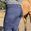 Jewel Equestrian Riding Tights - White Competition