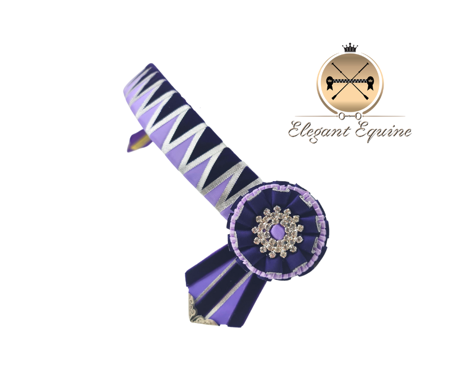 Diamond Purple Lilac Ribbon
